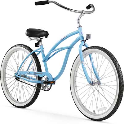 4.- Firmstrong Urban Lady Single Speed Beach Cruiser Bicycle