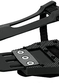 BV Pedales de bicicleta Shimano SPD compatibles con 9/16 pulgadas con clips para los dedos - Pedales de bicicleta MTB/spin/interior/ejercicio/peloton, jaulas de dedos Peloton/adaptador de pedal