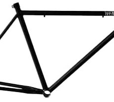 144 Rayos Cuadro de Bicicleta de Acero, Rodada 700, Negro