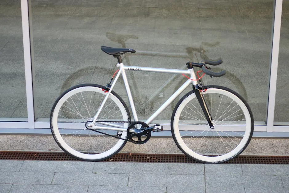 Horquilla de Carbono en Bicicleta Fixie Urbana: Menos Peso