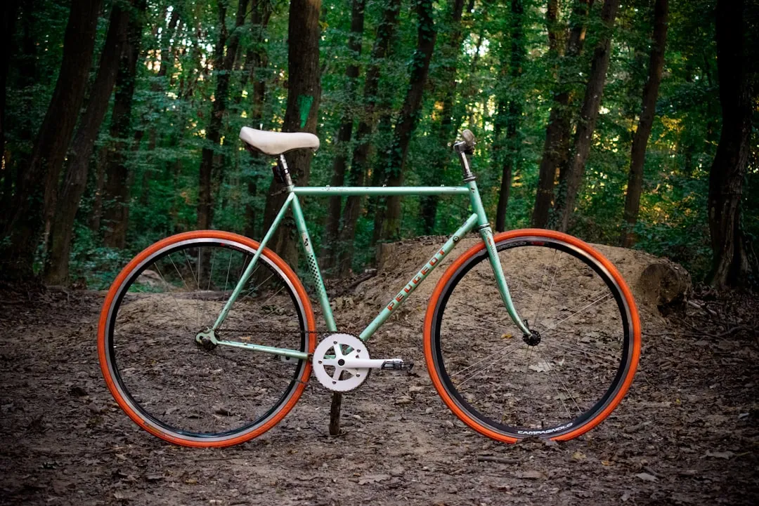 Bicicleta Fixie Urbana Estilo Británico: Elegancia Clásica