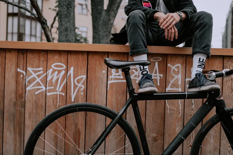 Entrenamiento de Piernas con Bicicleta Fixie Urbana