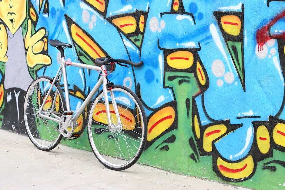 Bicicleta Fixie Urbana Urbana Camuflaje: Diseño Rompedor