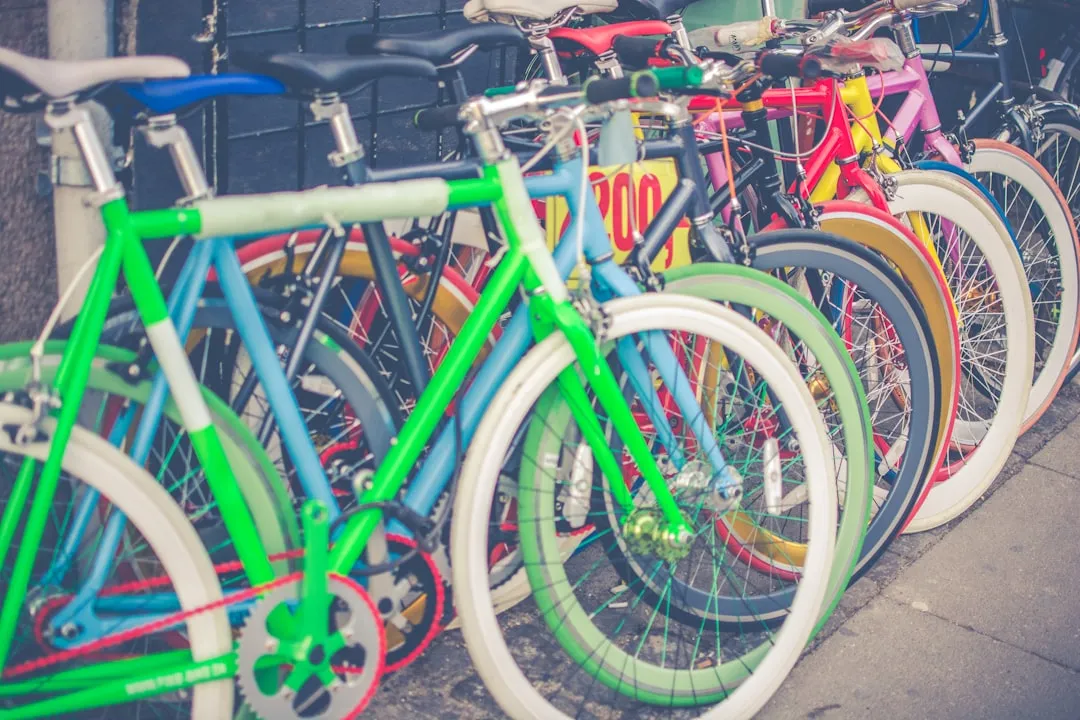 Radios de Colores para Bicicleta Fixie Urbana: Personalización